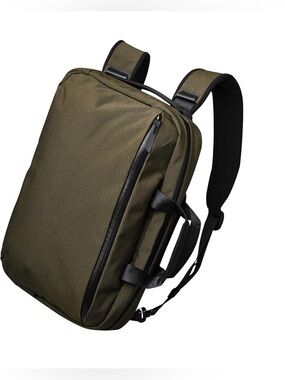 ALPAKA Elements Tech Brief Pro - Army Green Axoflux - 2-in-1 Briefcase/Backpack